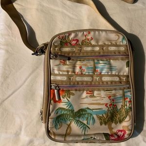 Travelon palm tree crossbody bag/purse